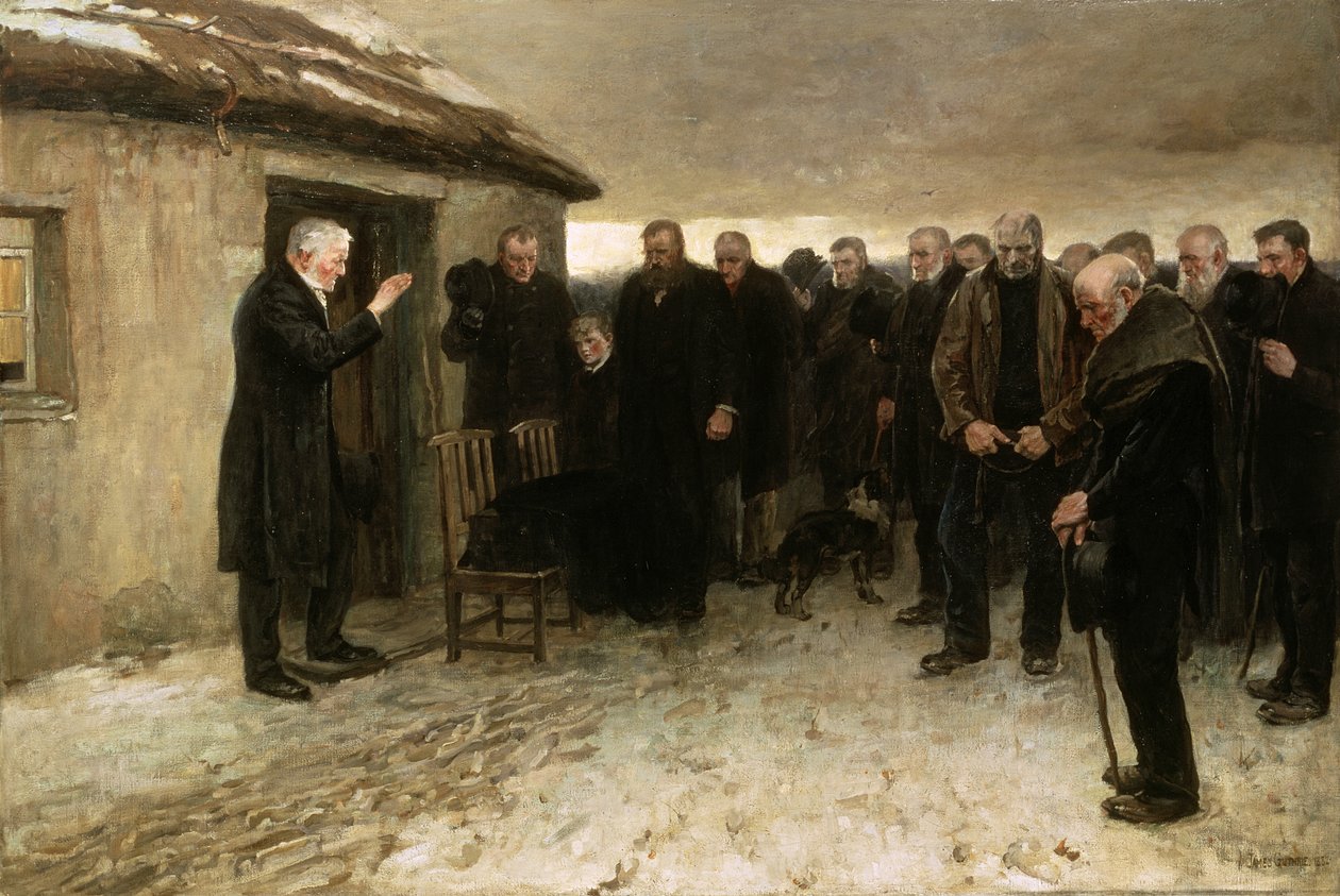 Felvidéki temetés alkotó: James Guthrie
