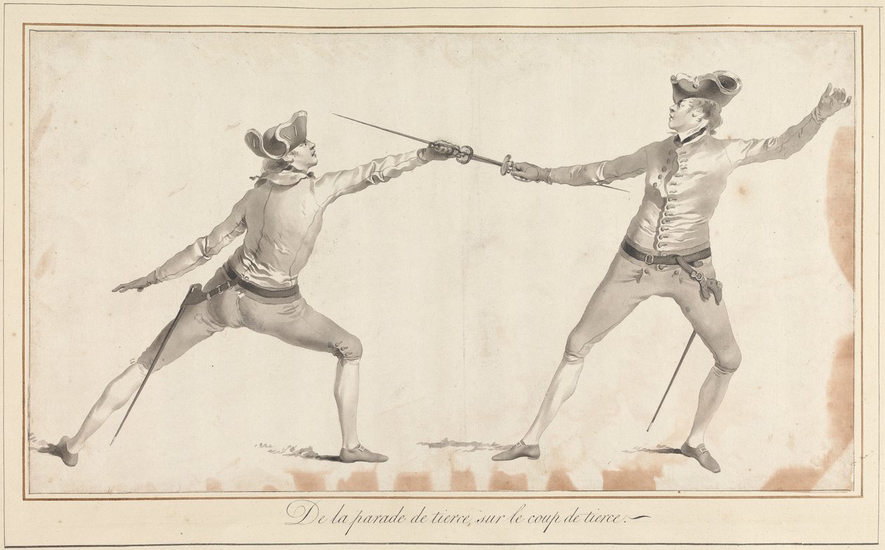 A Tierce-i Parry-ból, a Coup de Tierce-ről alkotó: James Gwin