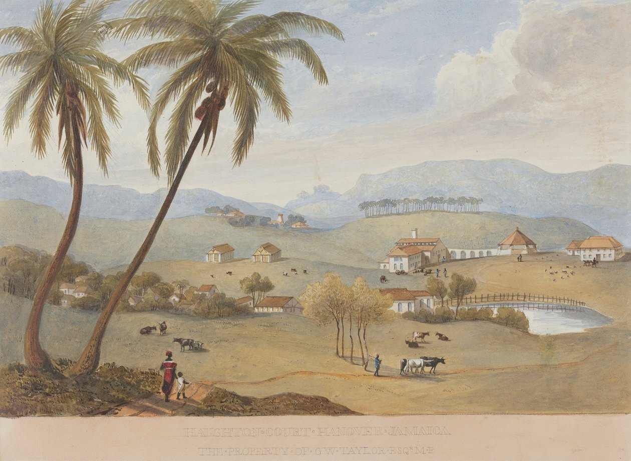 Haughton Court, Hannover, Jamaica [az egyik] alkotó: James Hakewill