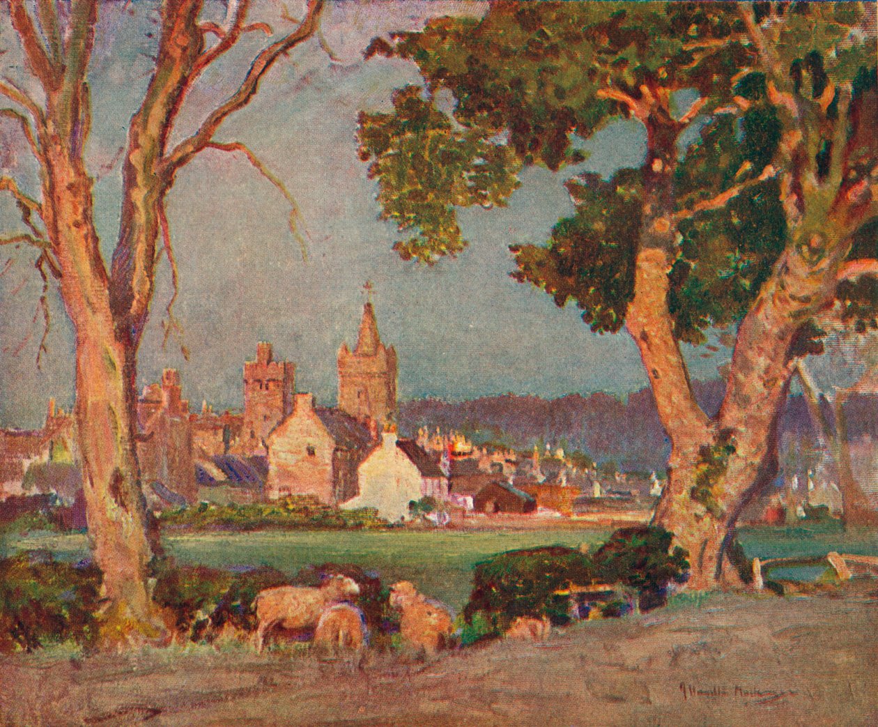 Kirkcudbright, 1919 alkotó: James Hamilton Mackenzie