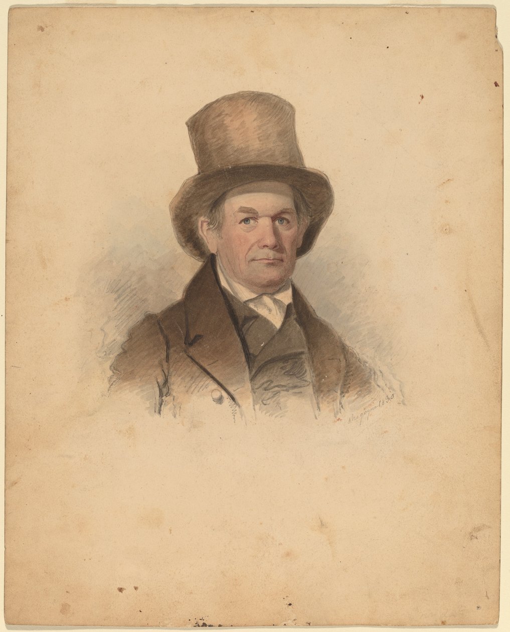 Egy úriember portréja alkotó: James Hamilton Shegogue