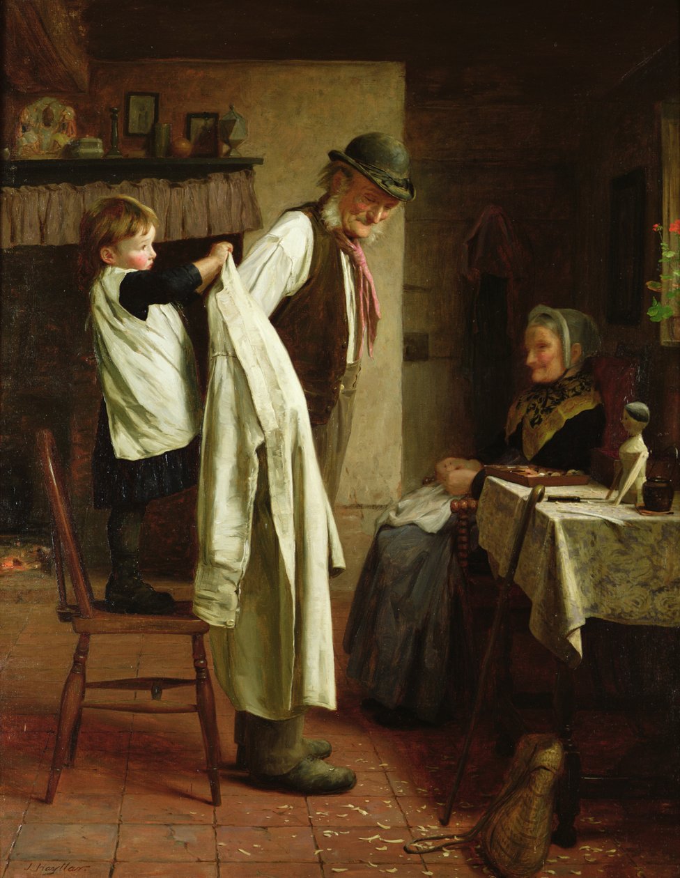 Egy segítő kéz alkotó: James Hayllar