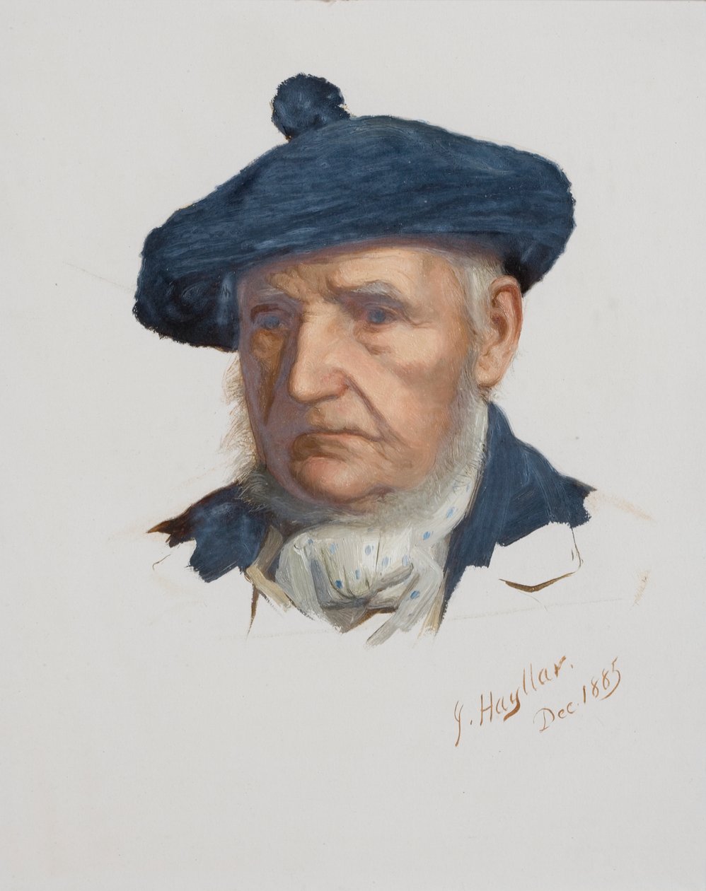 Emberfej, 1885 (olaj a kártyán) alkotó: James Hayllar