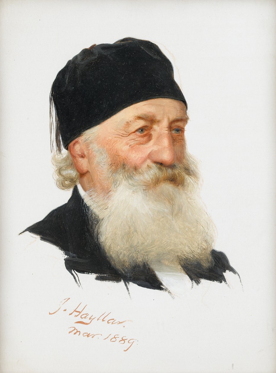 Tanulmány egy szakállas úriemberről, 1889 alkotó: James Hayllar