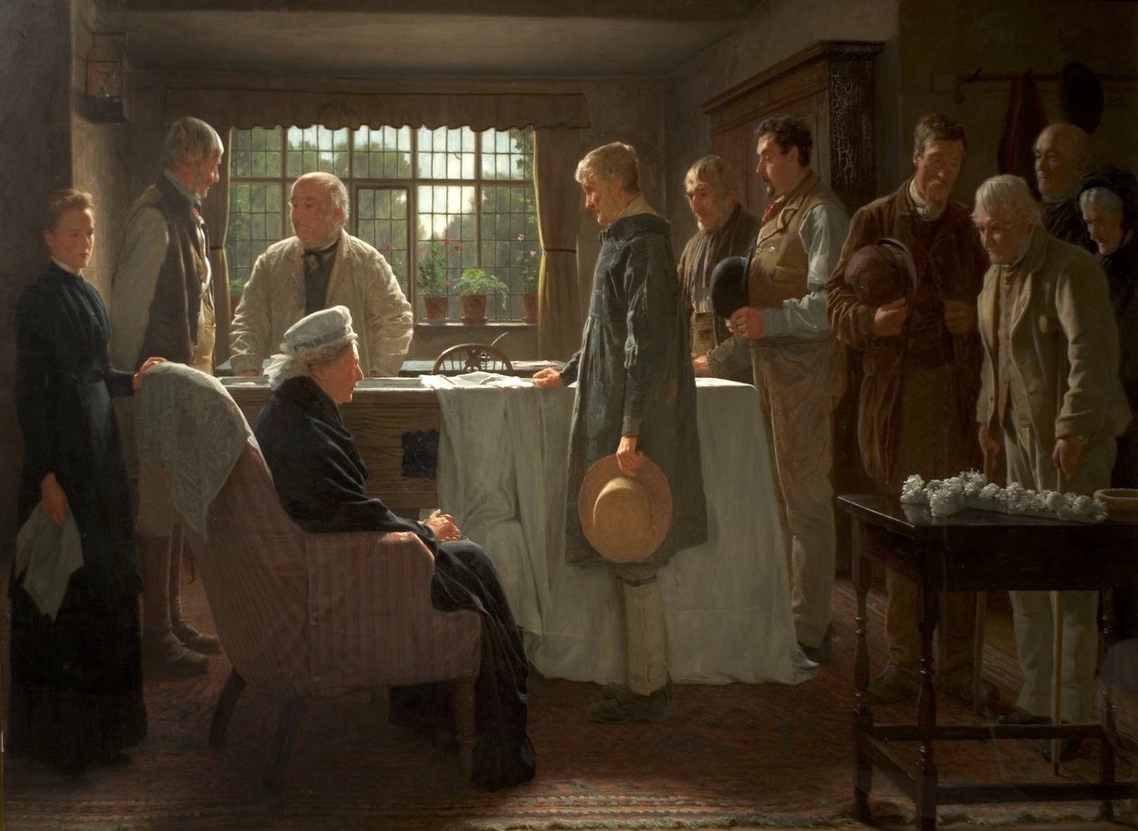 Az öreg mester, 1883 alkotó: James Hayllar