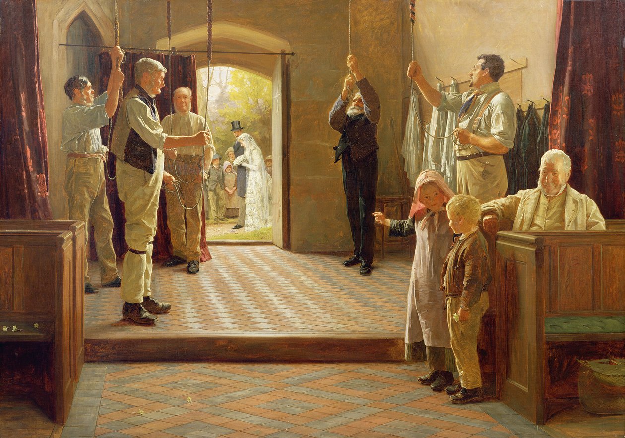 Esküvői harangok alkotó: James Hayllar