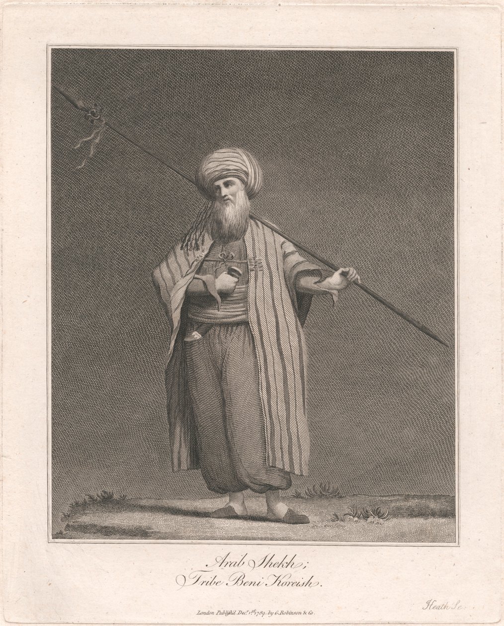 Arab Shekh, Beni Koreish törzs alkotó: James Heath