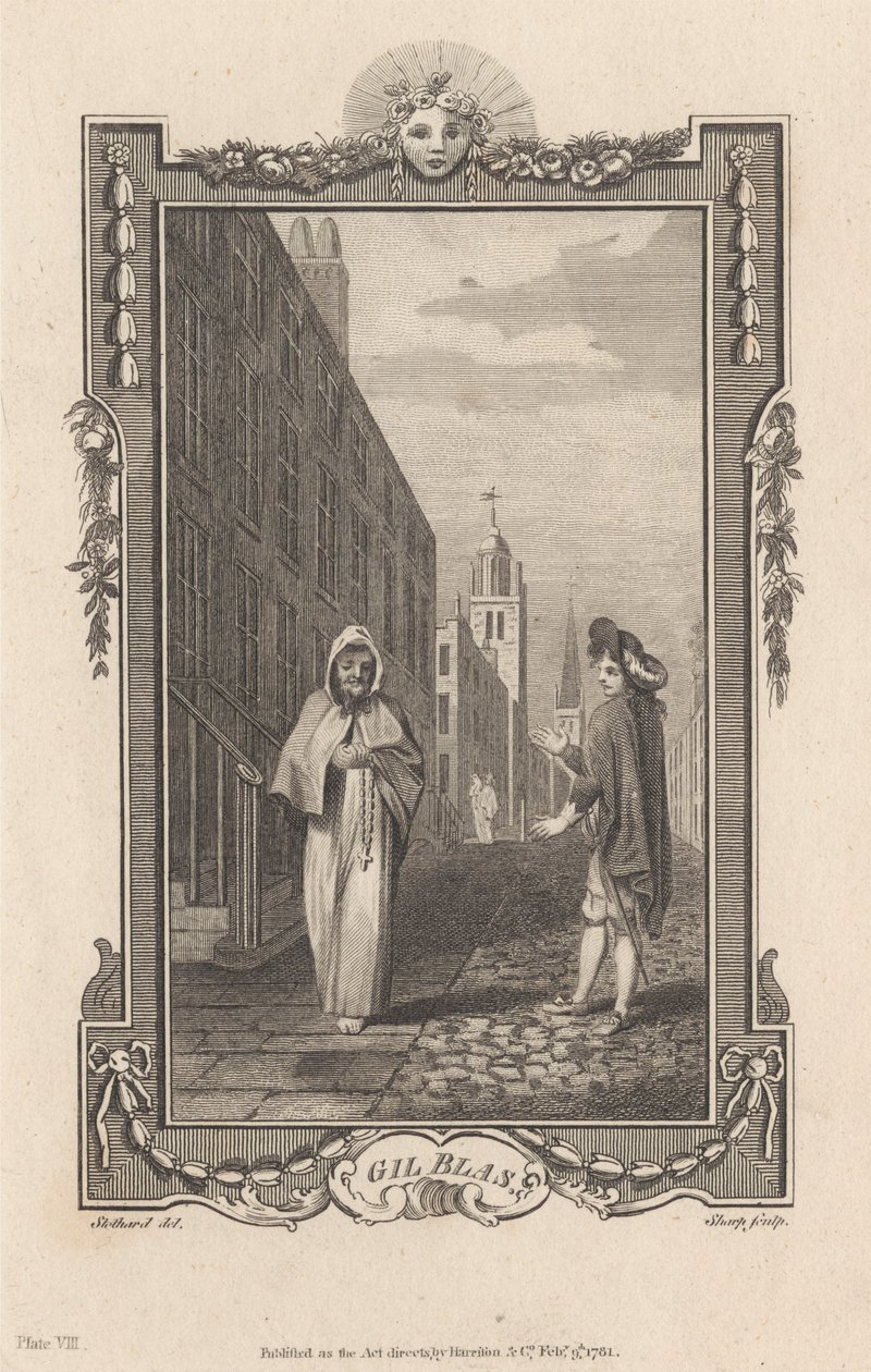 A „Gil Blas” című mű illusztrációi, VIII. táblakép alkotó: James Heath