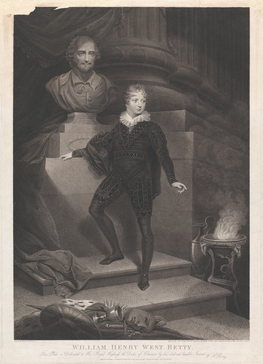 William Henry West Betty alkotó: James Heath