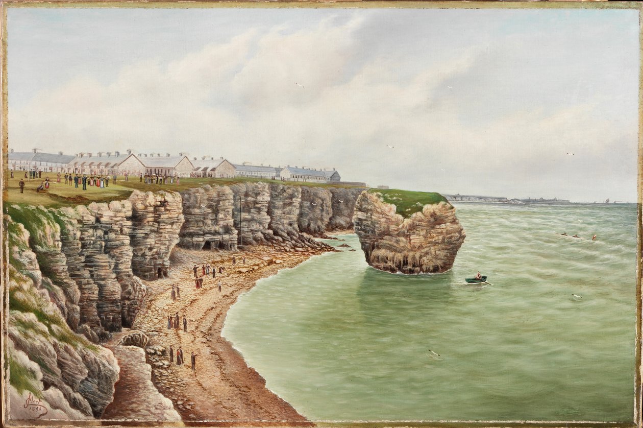 Mentőszolgálat a Souther Point közelében, 1896 alkotó: James Henry Cleet