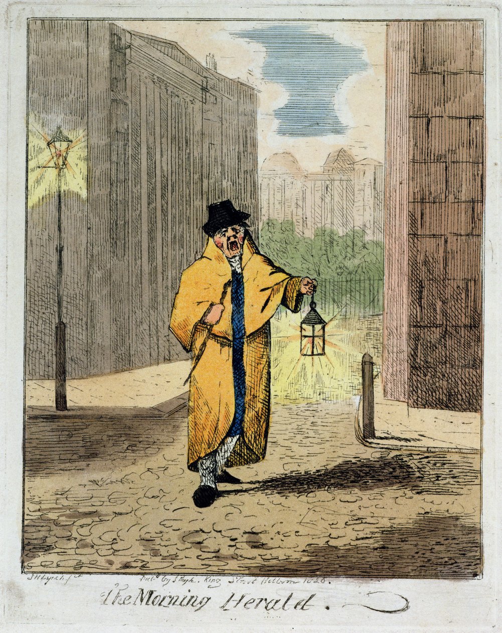 A Reggeli Hírnök, 1826 alkotó: James Henry Lynch