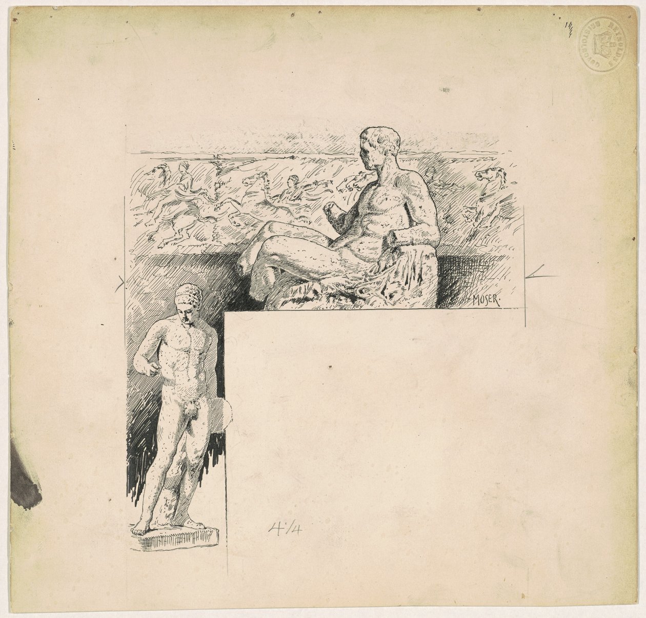 Öntvények az antik szobrászatból: A Parthenon alkotó: James Henry Moser