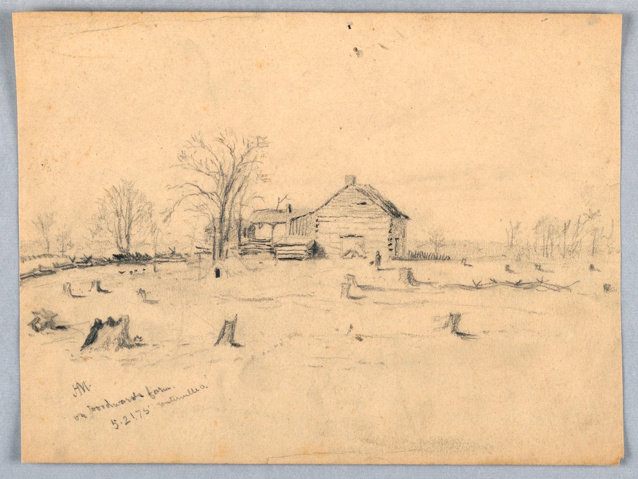 Woodward farmján alkotó: James Henry Moser