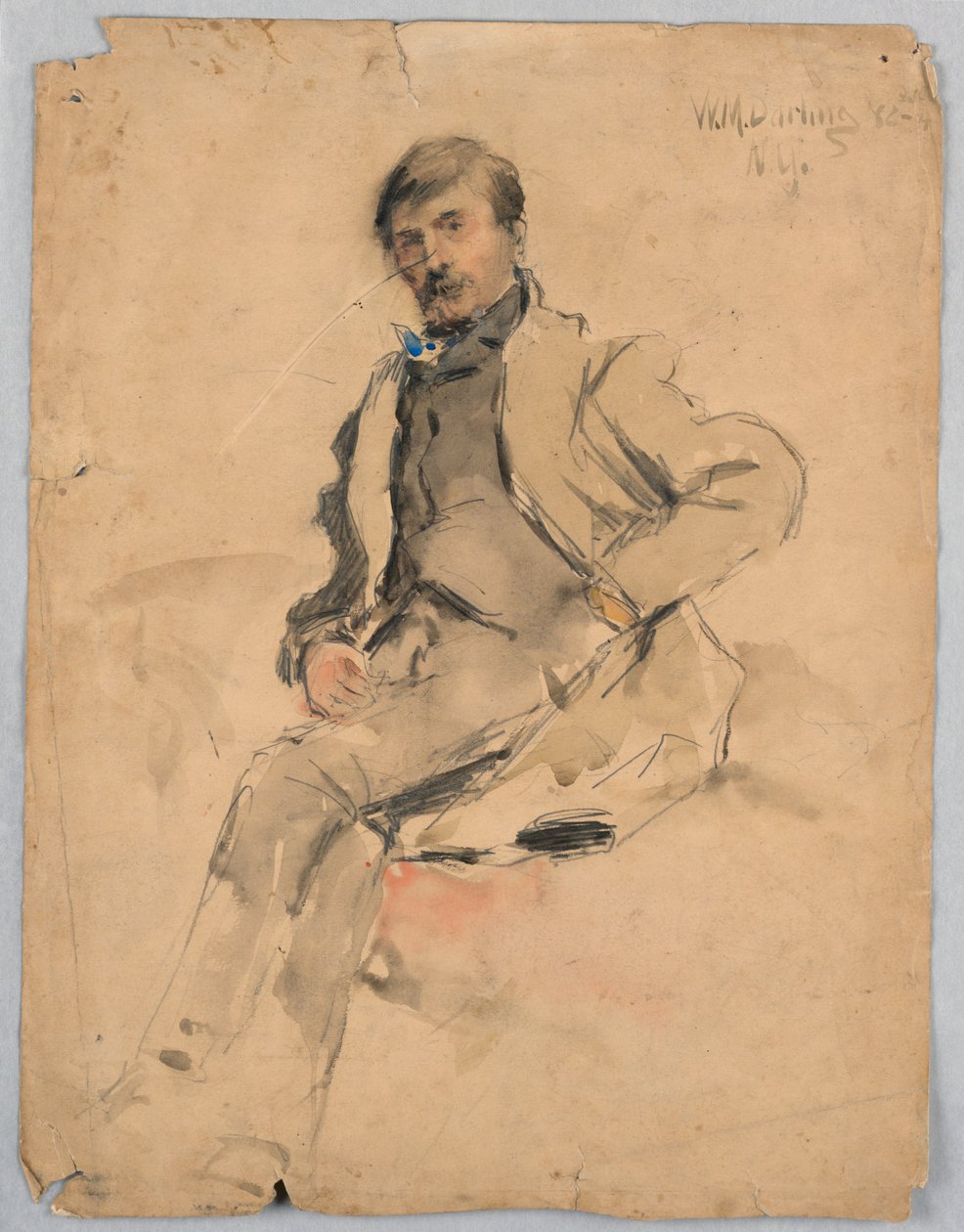 W. M. Darling portréja, New York alkotó: James Henry Moser