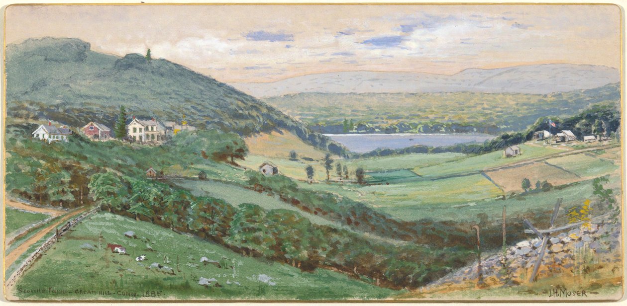 Scoville Farm, Cream Hill, Connecticut alkotó: James Henry Moser