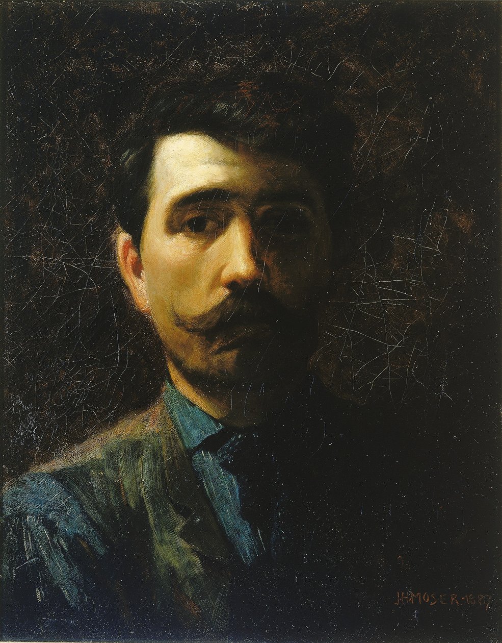 Önarckép alkotó: James Henry Moser