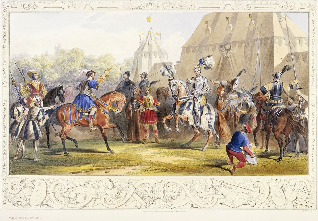 A kihívás, 1843 alkotó: James Henry Nixon