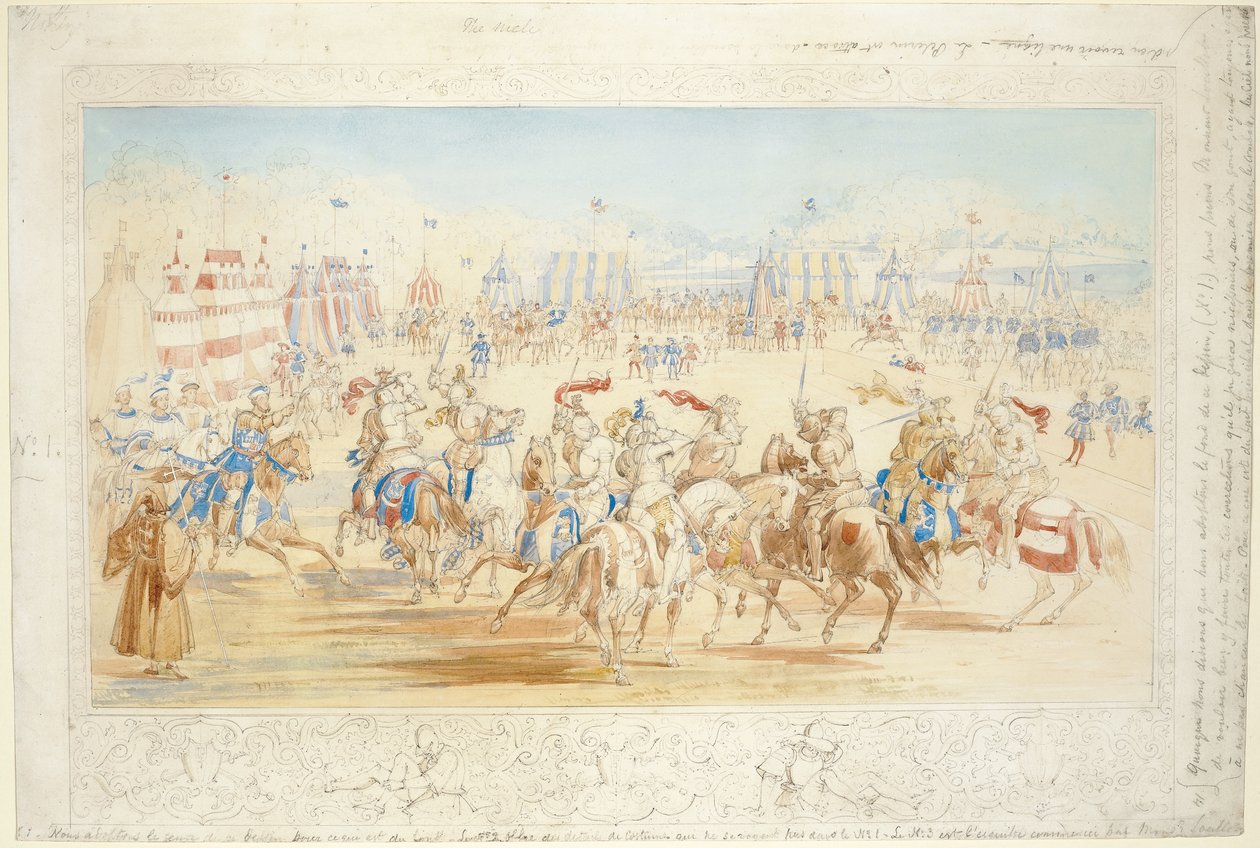 Közelharc (1. sz.), 1839 (ceruza és WC papíron) alkotó: James Henry Nixon