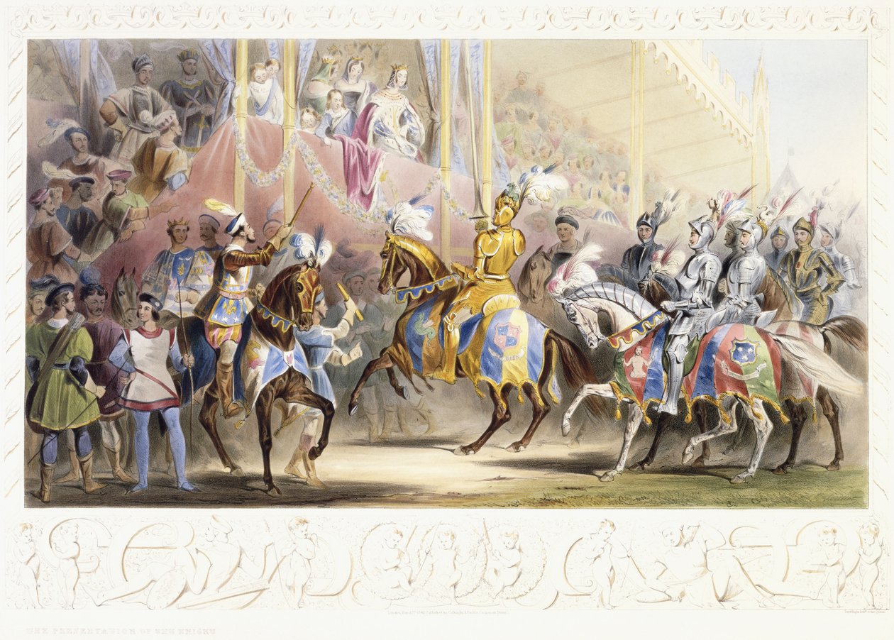 A lovag bemutatása alkotó: James Henry Nixon