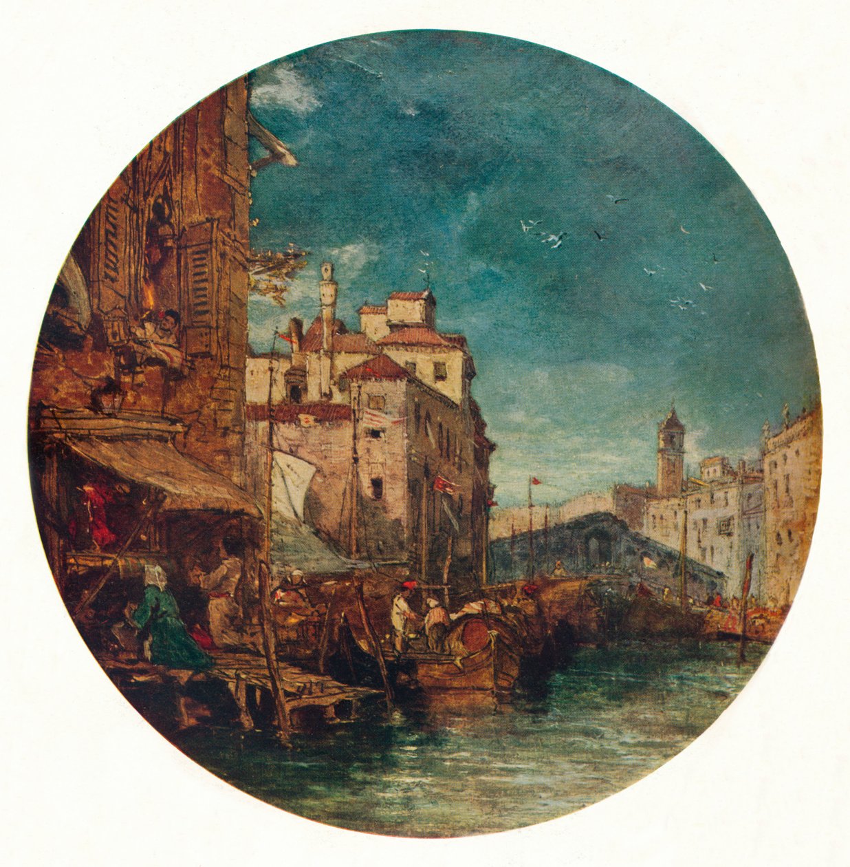 Canal Grande, Velence, 1850 alkotó: James Holland
