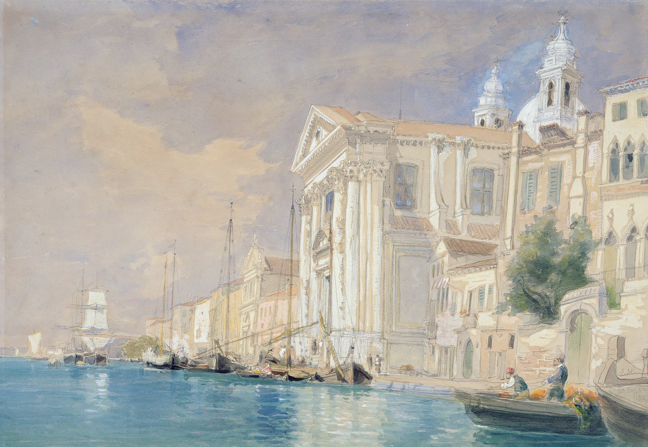 PD.61-1958 Gesuati templom, Velence, 1857. szeptember 3. alkotó: James Holland