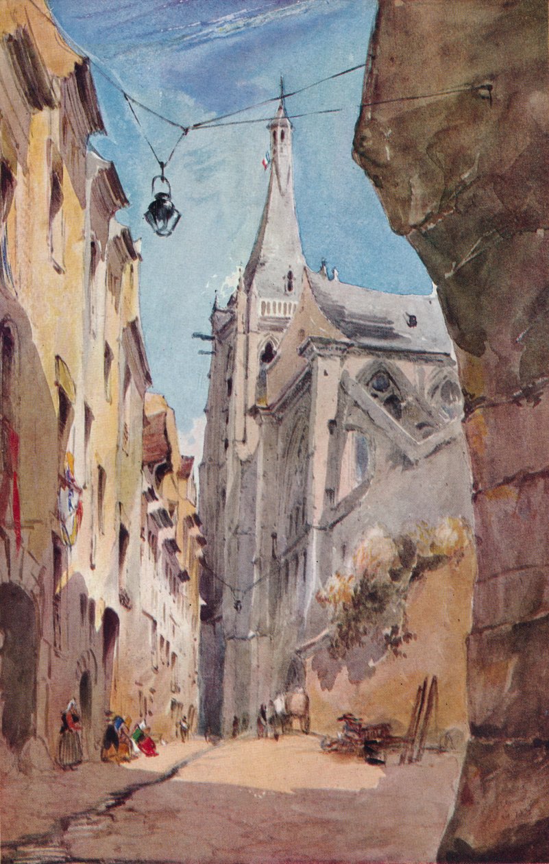 A Szent Séverin-templom, Párizs, 1831, 1930. alkotó: James Holland