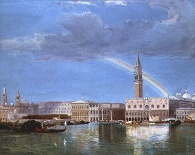 A Piazzetta és a Dózse-palota a Bacinótól alkotó: James Holland