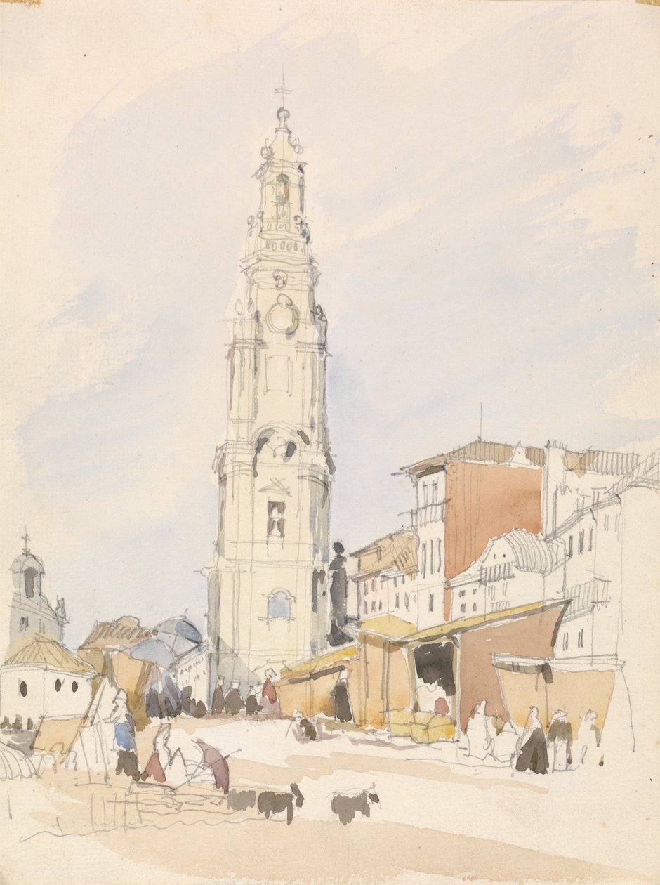 A papság tornya, Porto (wc grafitra, papír) alkotó: James Holland