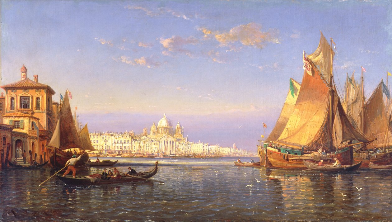 Velence, 1850 körül (olaj, vászon) alkotó: James Holland