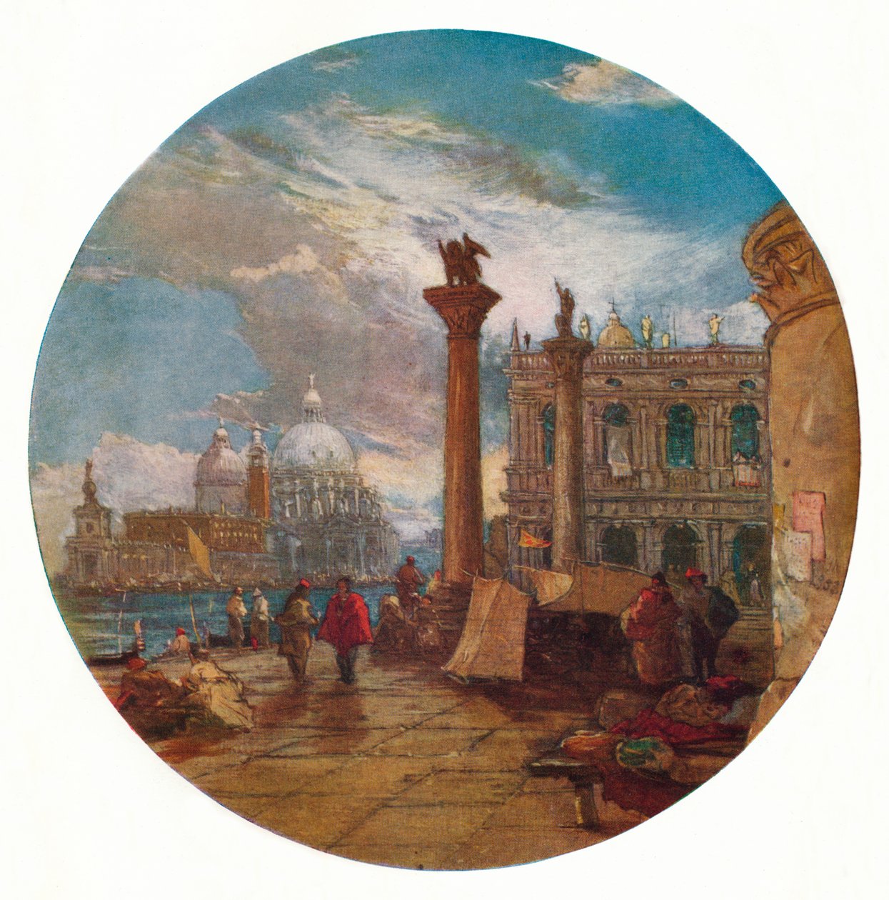 Kilátás Velencében, 1853. alkotó: James Holland