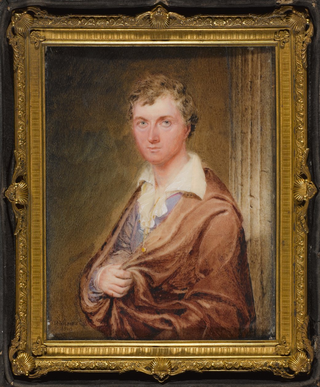Sir George Murray tábornok polgári ruhában, 1819 körül   (miniatűr elefántcsonton) alkotó: James Holmes