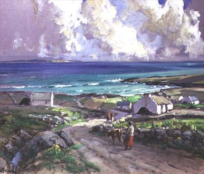 Atlanti-óceán a Bloody Forelandból, Devonból alkotó: James Humbert Craig
