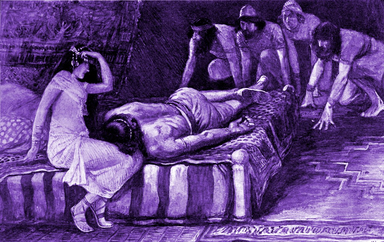 „Sámsont foglyul ejtik” J James Tissot – Biblia alkotó: James Jacques Joseph (after) Tissot