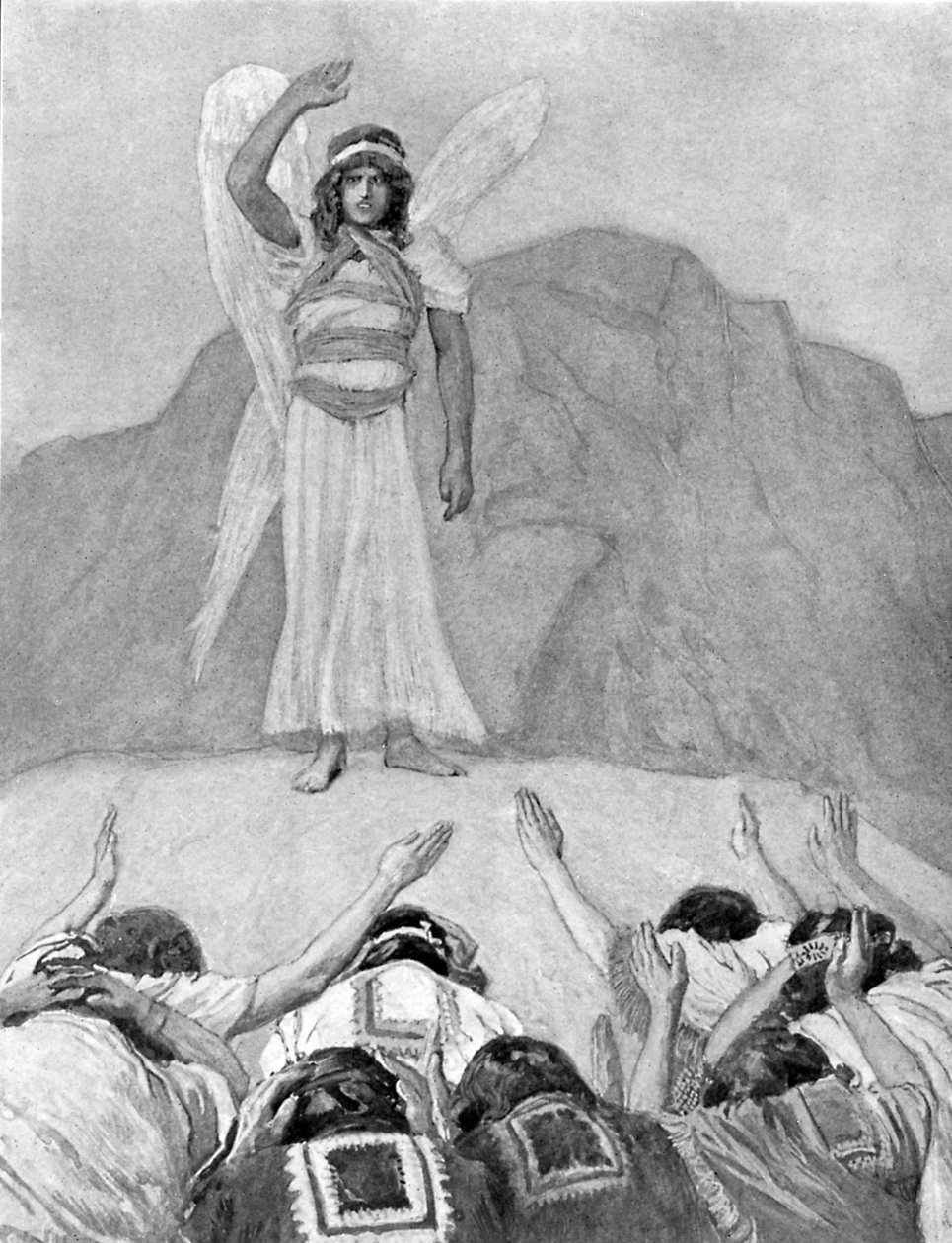 Az angyal feddése James Tissottól – Biblia alkotó: James Jacques Joseph (after) Tissot