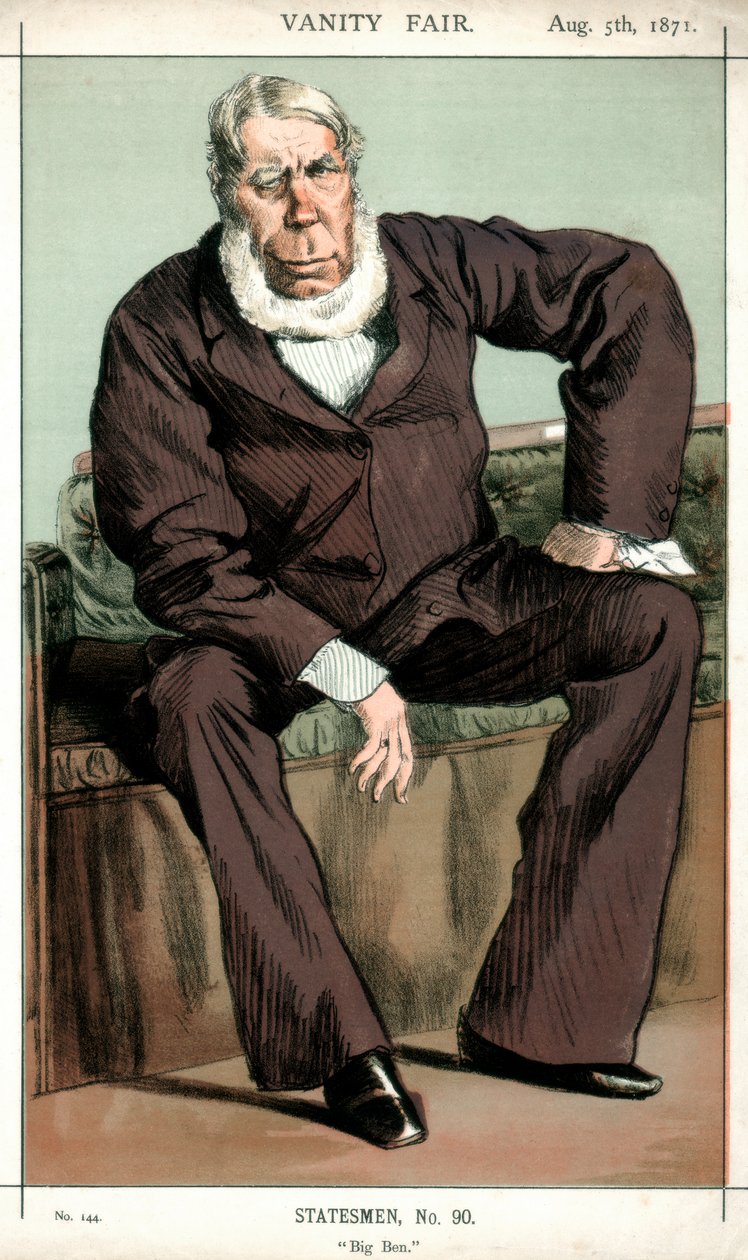 Big Ben George Bentinck brit politikus, 1871. alkotó: James Jacques Joseph Tissot