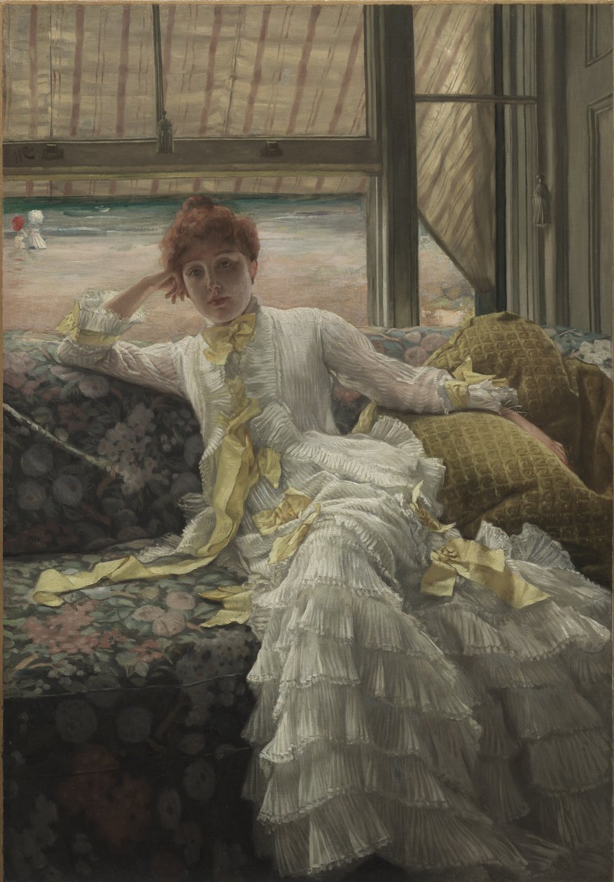 Bord de mer tengerpart, 1878 alkotó: James Jacques Joseph Tissot