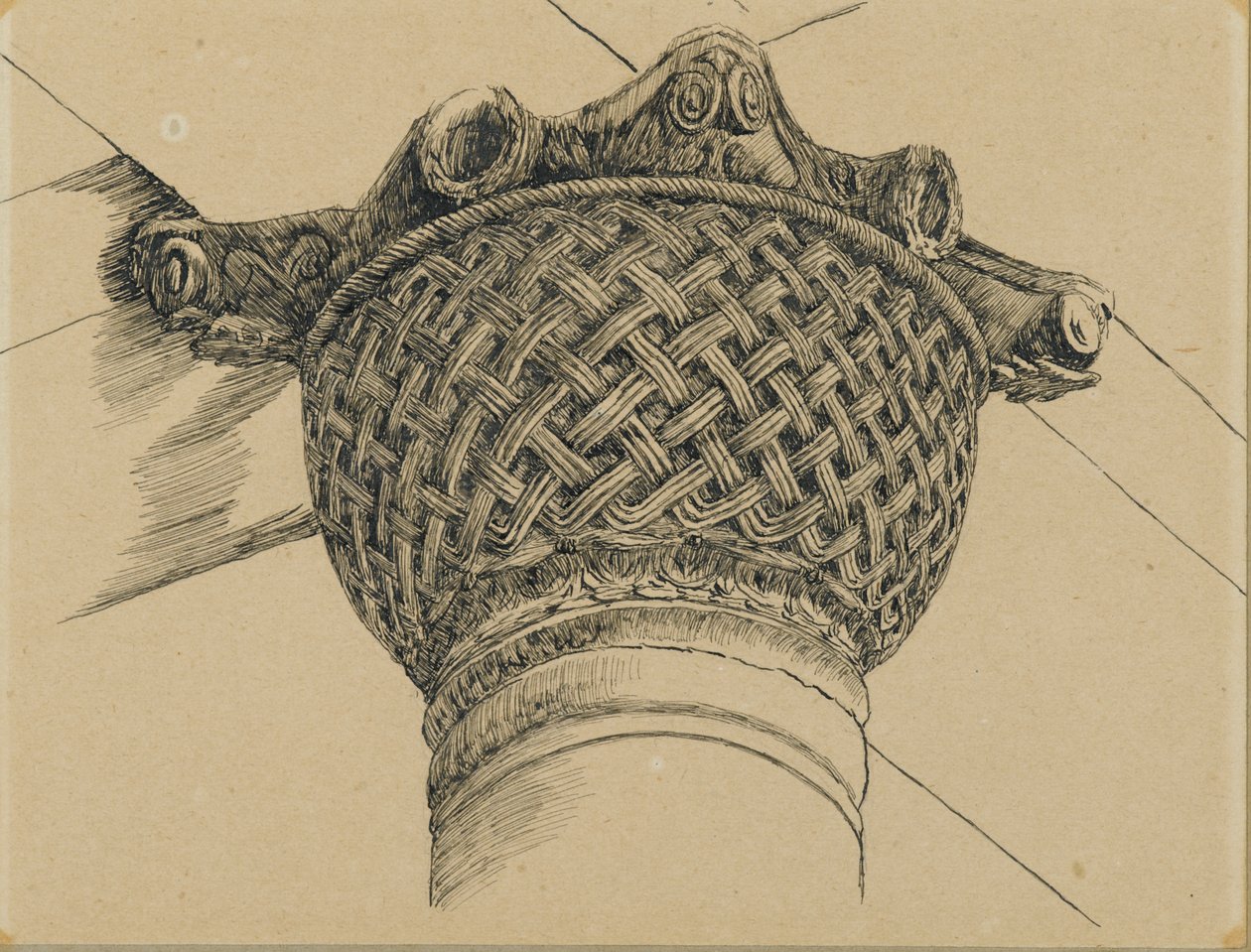 Tőke az El-Aksa mecsetből, illusztráció az Urunk Jézus Krisztus életéből, 1886-94 (toll és tinta a táblára szerelt papíron) alkotó: James Jacques Joseph Tissot