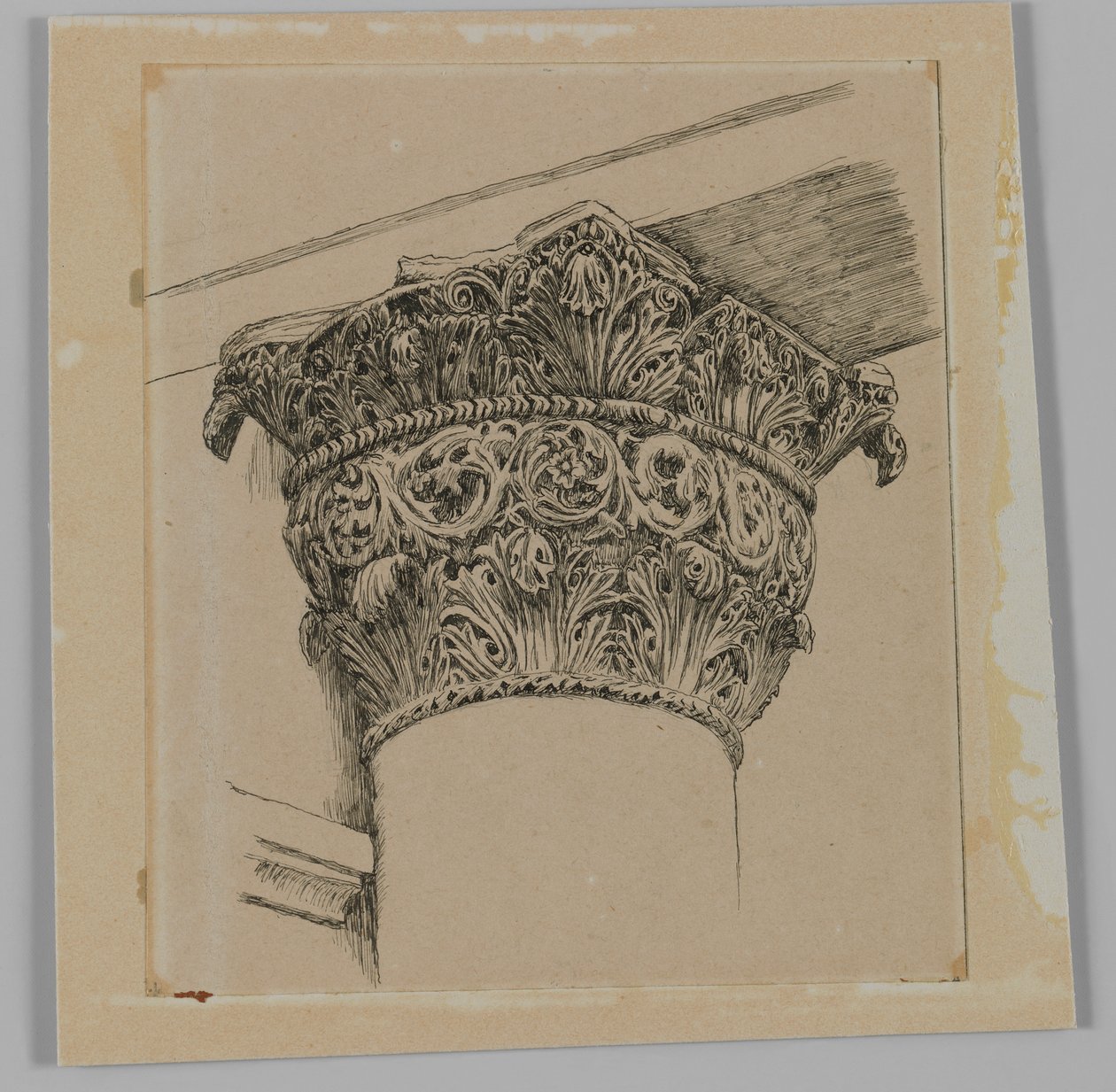 Tőke az El-Aksa mecsetből, illusztráció az Urunk Jézus Krisztus életéből (tinta papíron) alkotó: James Jacques Joseph Tissot