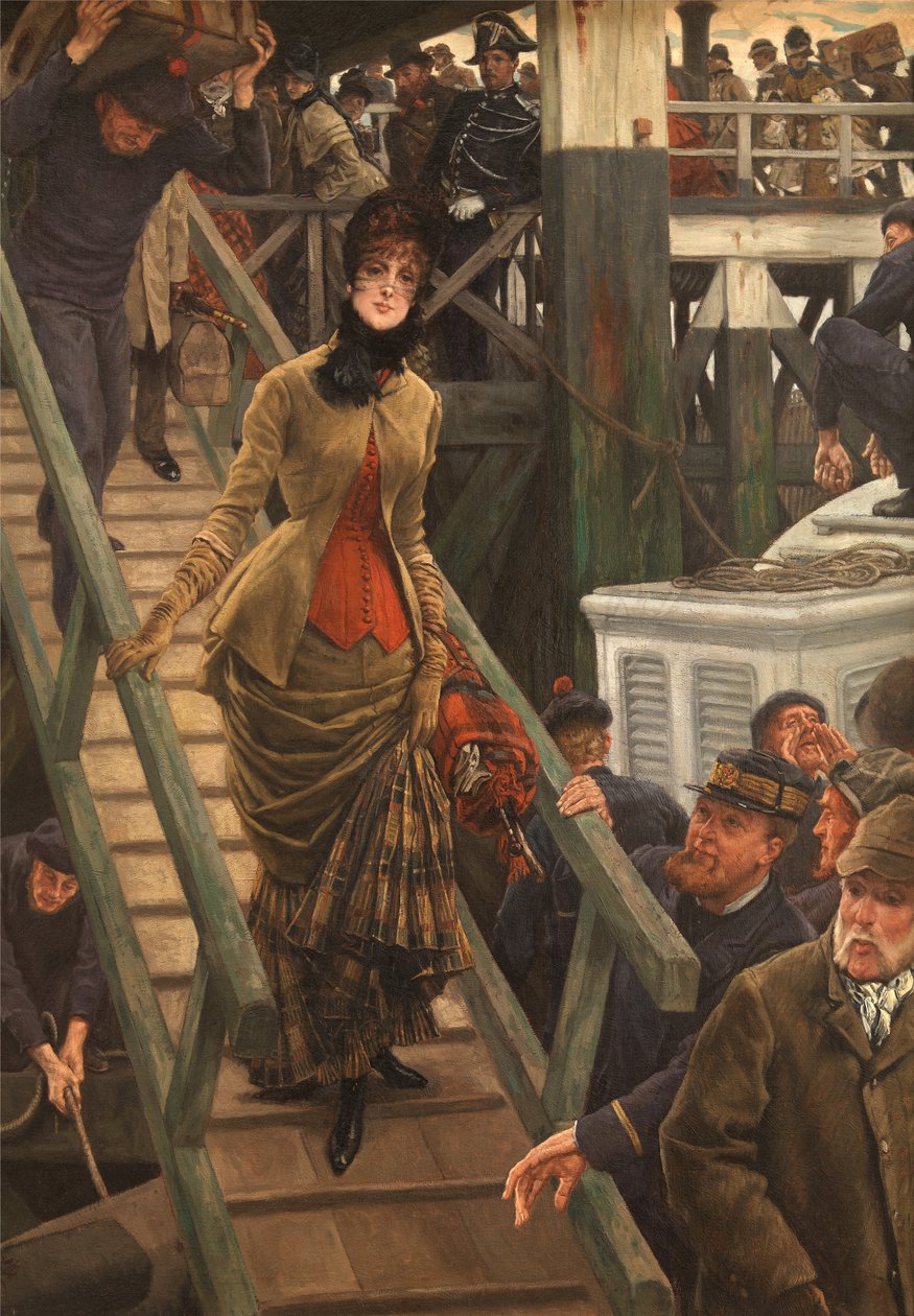 Befogadás Calais-ban alkotó: James Jacques Joseph Tissot