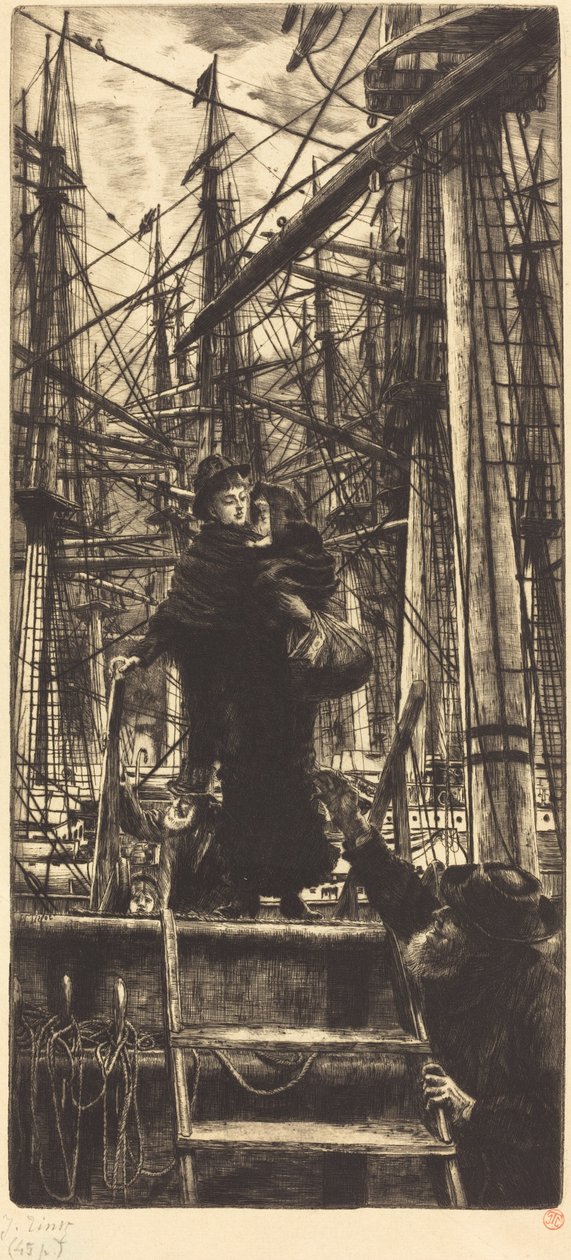 Kivándorlók alkotó: James Jacques Joseph Tissot