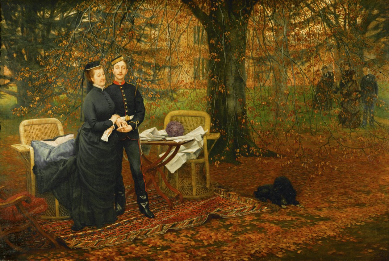 Eugenie császárné, III. Napleon özvegye alkotó: James Jacques Joseph Tissot