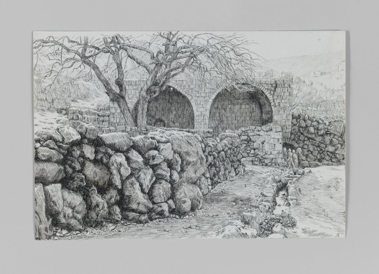 A Szűz kútja Ain-Karimban, illusztráció a mi Urunk Jézus Krisztus életéből alkotó: James Jacques Joseph Tissot