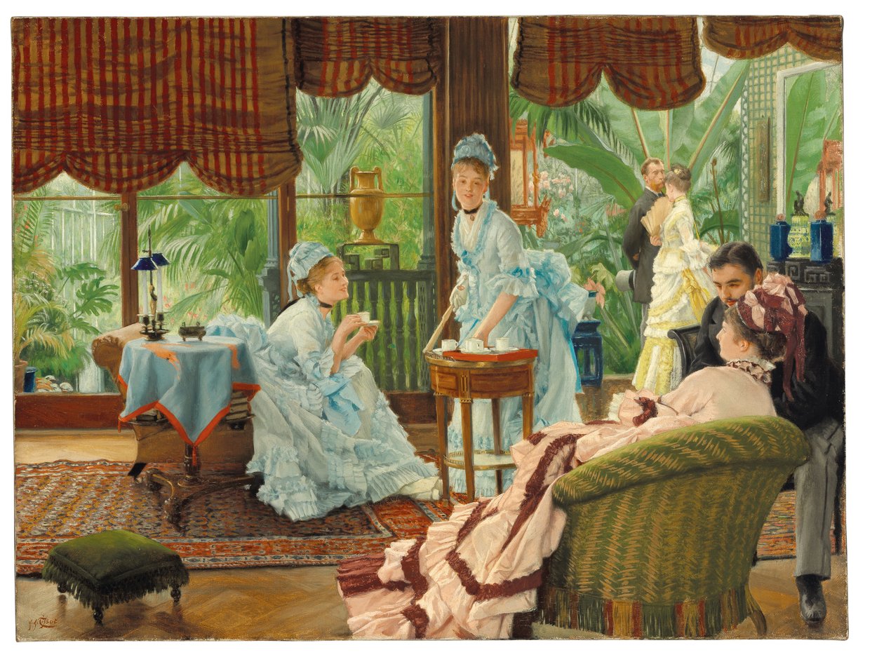 A Konzervatóriumban alkotó: James Jacques Joseph Tissot