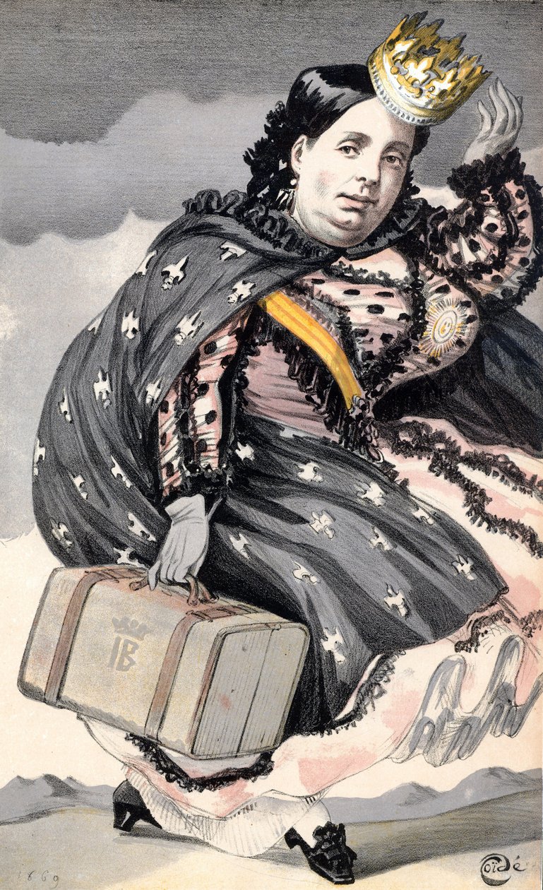II. Izabella (1830-1904) Spanyolország királynője (1833-1870) alkotó: James Jacques Joseph Tissot