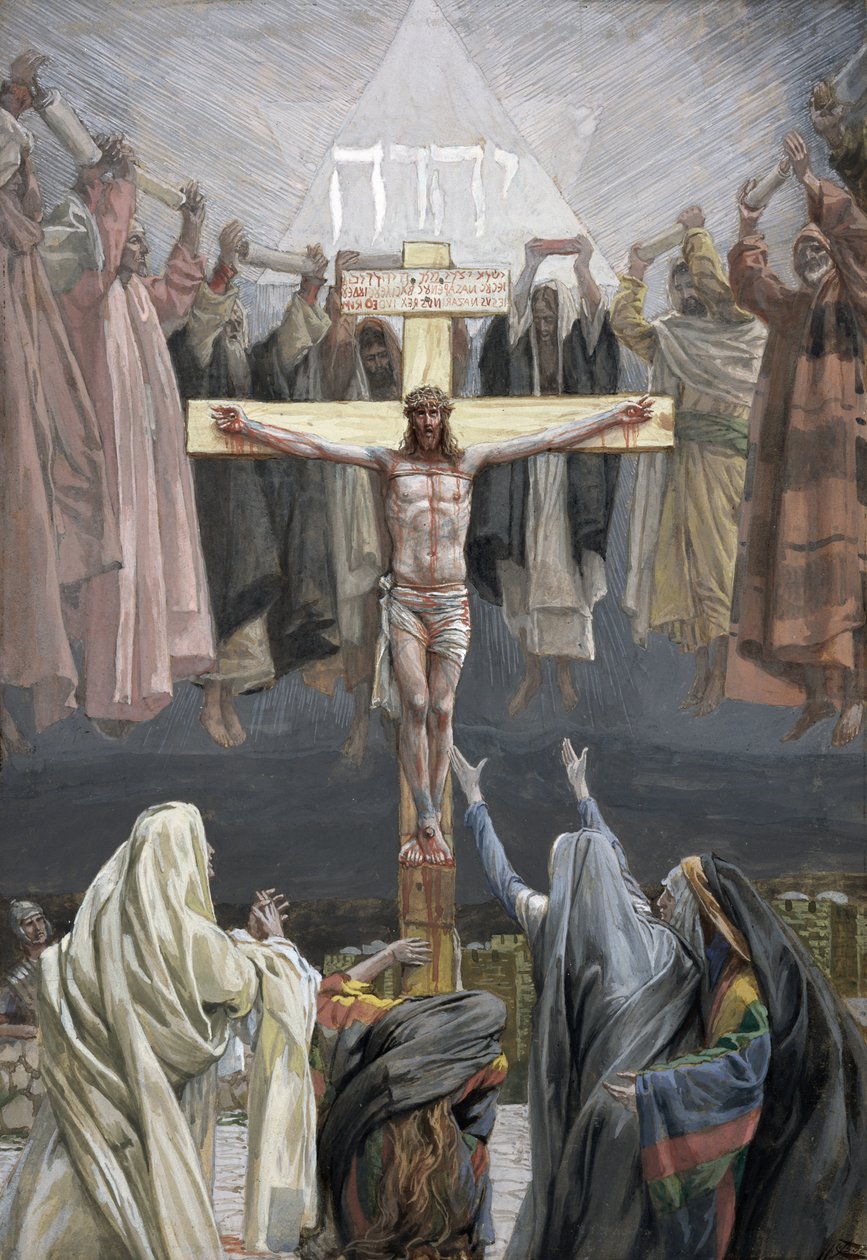 Befejeződött, illusztráció: Krisztus élete, 1886-94 (wc és gouache kartonon) alkotó: James Jacques Joseph Tissot