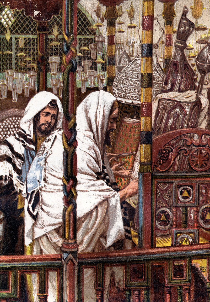 Jézus tanítása a zsinagógában, 1897 alkotó: James Jacques Joseph Tissot