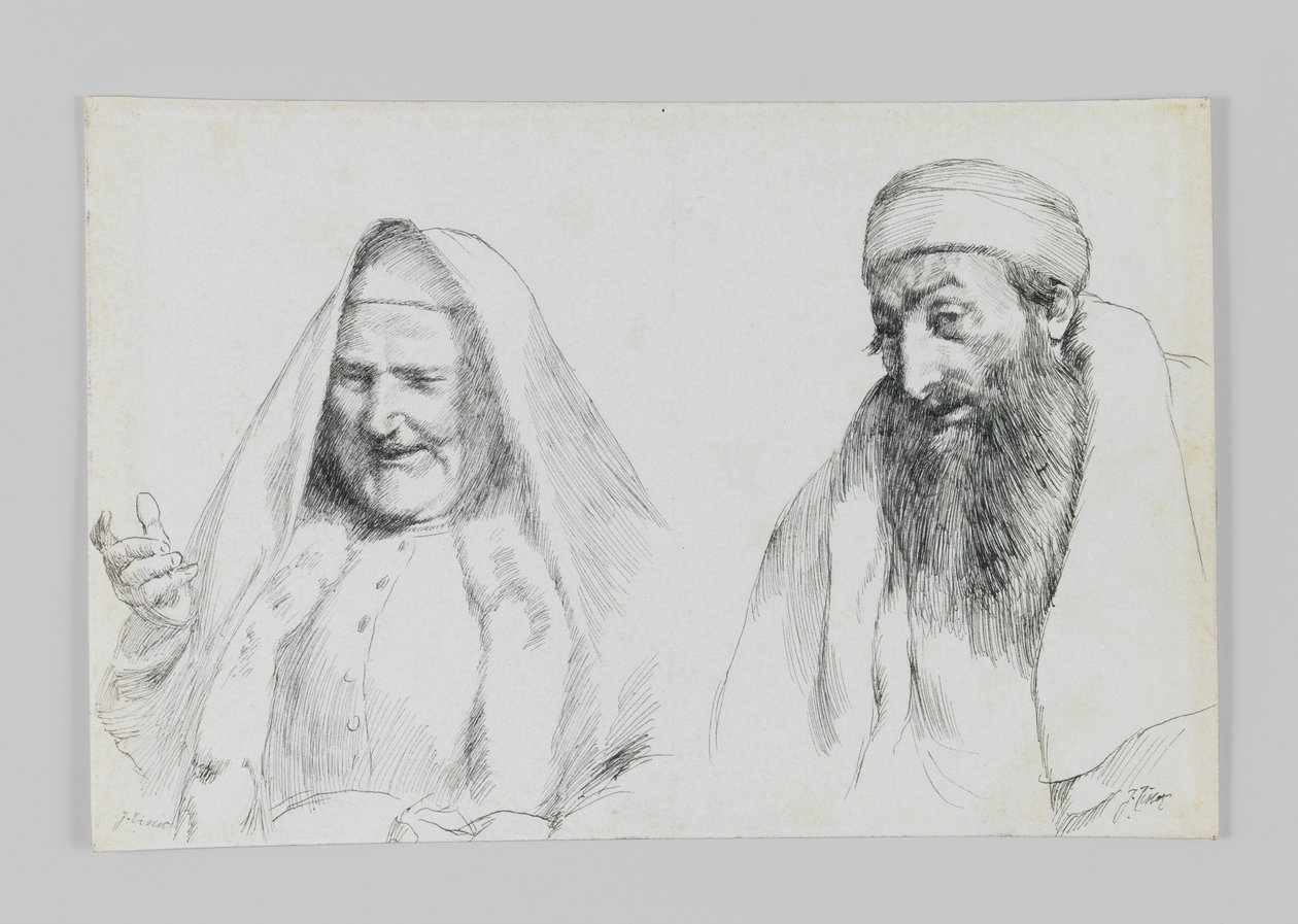 Zsidó és zsidó, illusztráció a mi Urunk Jézus Krisztus életéből alkotó: James Jacques Joseph Tissot