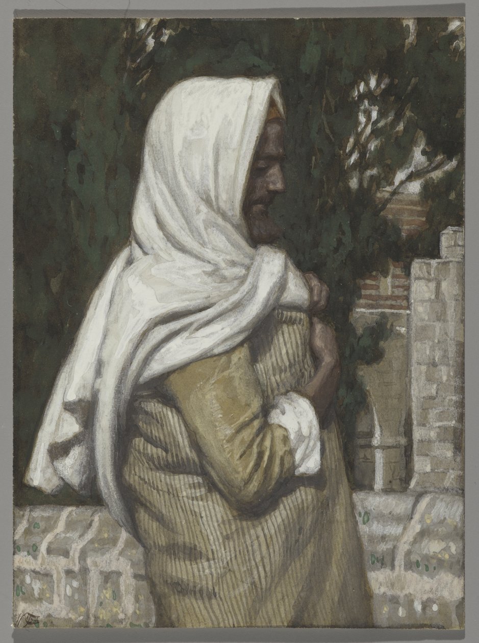 Lázár, illusztráció a Krisztus életéhez, 1886-94 körül (wc és gouache kartonon) alkotó: James Jacques Joseph Tissot