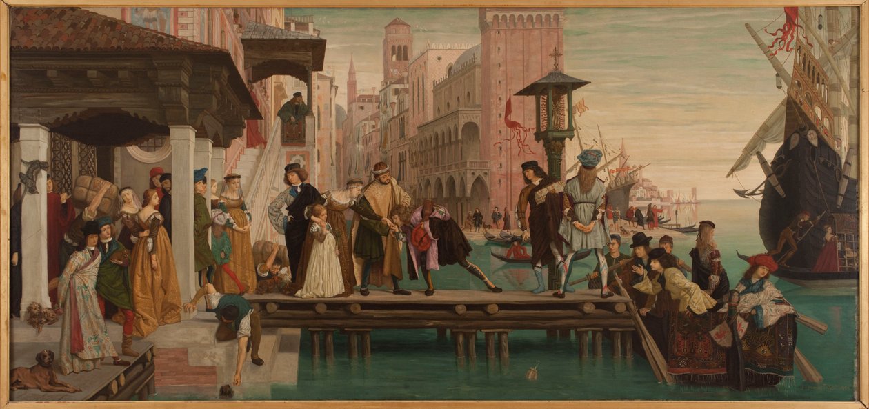 A tékozló fiú távozása alkotó: James Jacques Joseph Tissot