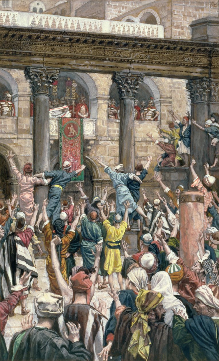 Keresztre feszítsék, illusztráció a Krisztus életéhez, 1886-1896 körül (gouache kartonon) alkotó: James Jacques Joseph Tissot